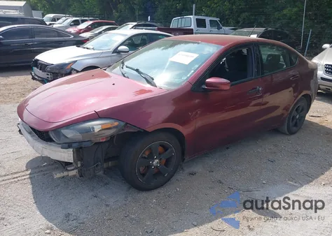 2015 Dodge Dart Sxt из США, поврежденный, VIN 1C3CDFBB6FD308900